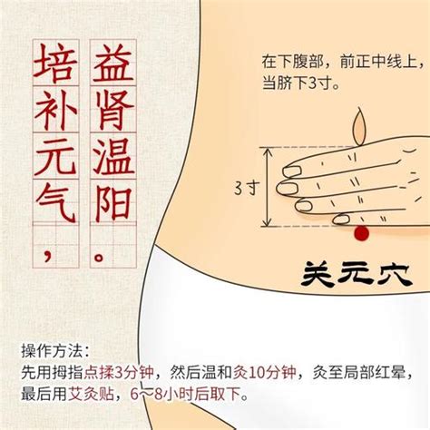 天元穴|关元穴的准确位置图和作用